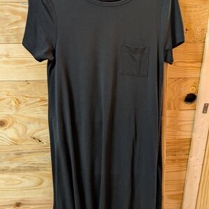 LuLaRoe Black T-Shirt Dress